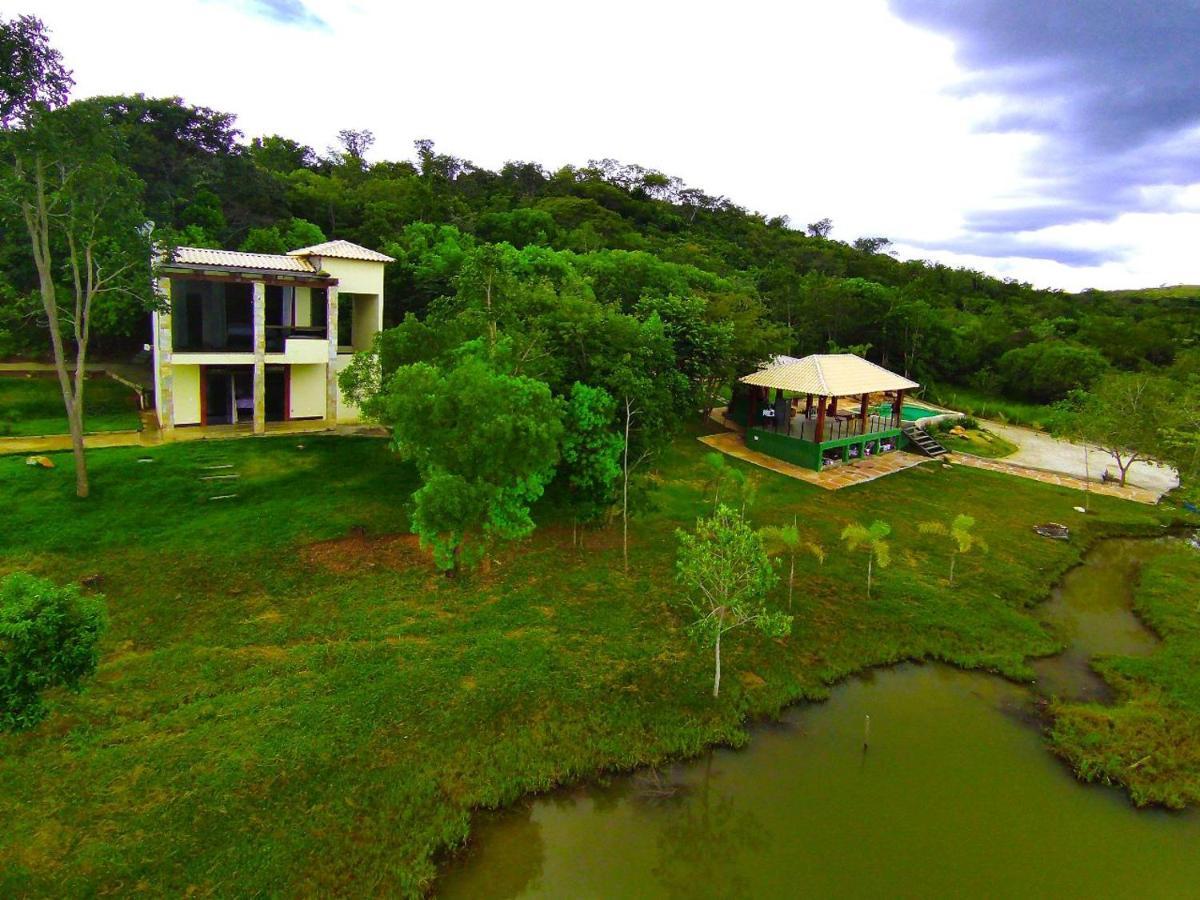 Chale Defronte Lagoa Na Serra Do Cipo Proximo A Cachoeira Grande, Cachoeira Do Pedrao E Cachoeira Veu Da Noiva 雅博蒂卡图巴斯 外观 照片