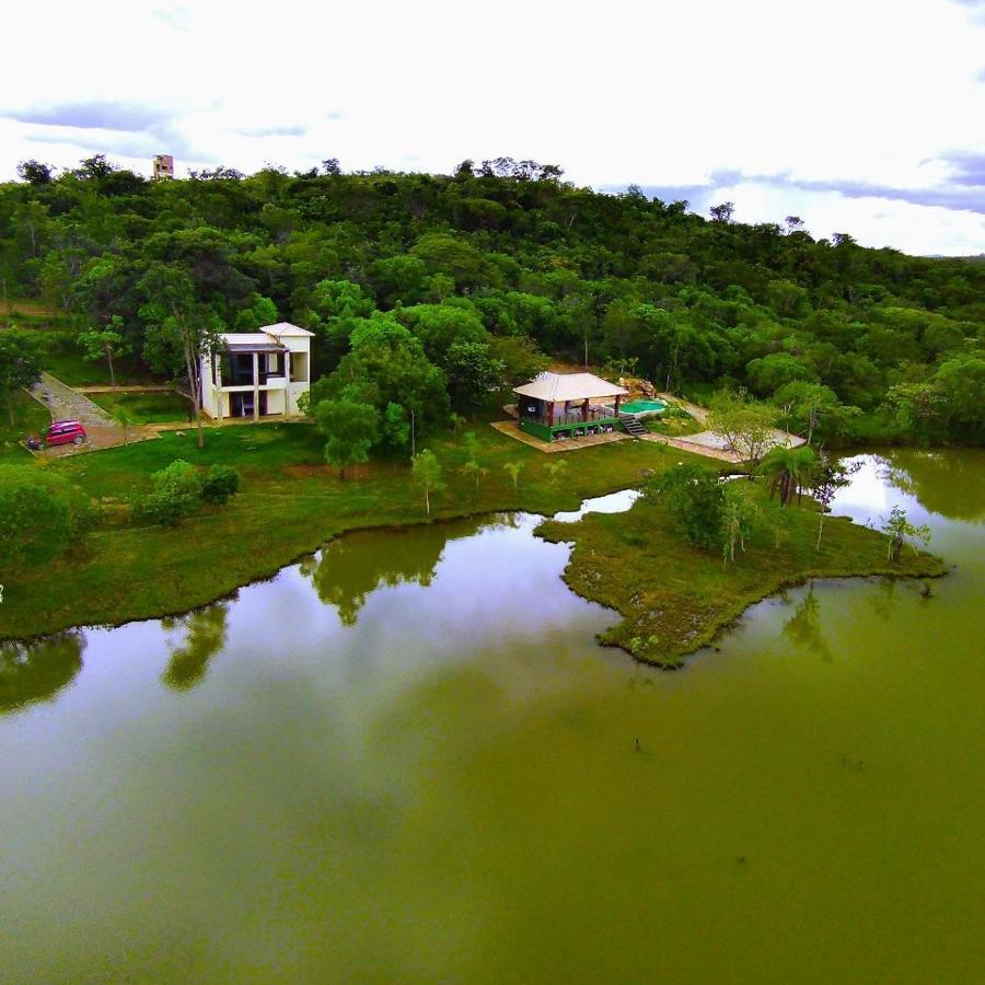 Chale Defronte Lagoa Na Serra Do Cipo Proximo A Cachoeira Grande, Cachoeira Do Pedrao E Cachoeira Veu Da Noiva 雅博蒂卡图巴斯 外观 照片